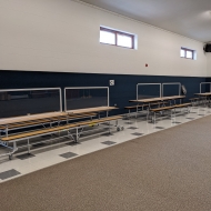 Sneeze Guards in an Elementary School Cafeteria
