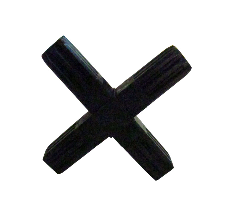 100-312-S 4-Way Black Cross Connector, Hammer Fit