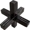 100-324-S 6-Way Steel-Core Black Connector - Image 2