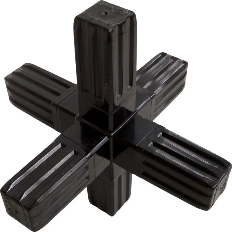 100-324-S 6-Way Steel-Core Black Connector - Image 2