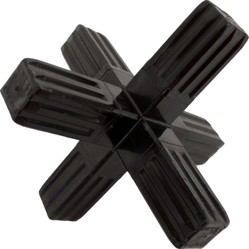 100-324-S 6-Way Steel-Core Black Connector - Image 3