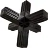 100-324-S 6-Way Steel-Core Black Connector - Image 9