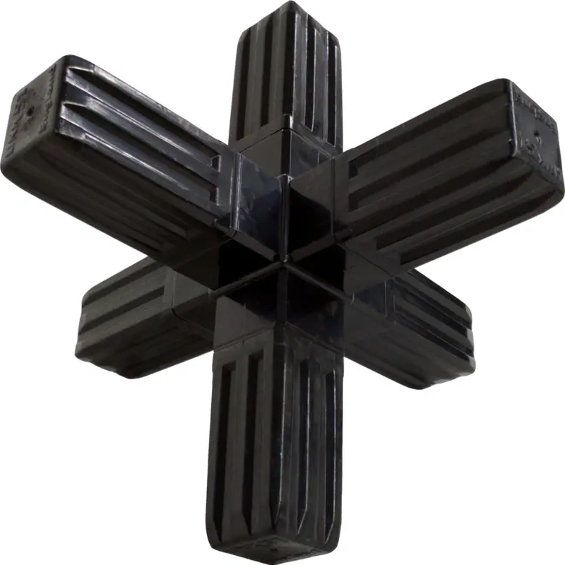 100-324-S 6-Way Steel-Core Black Connector - Image 7