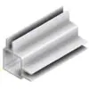 260-S 2-Way L-Slotted Captive Extended Fin Square Aluminum Extrusion for 1/4" Panel - Image 3