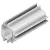 280 3-Way T-Slotted Captive Fin Aluminum Extrusion for 1/4" Panel - Image 3