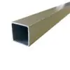 100-100 Tube End 100-100 Standard Square Extrusion by EZTube 1" Square Tube. 100-100 is a standard square extruded aluminum tube from 6063 T5 aerospace-grade aluminum. 100-100 square extrusion by EZ Tube for boltless construction framing systems.