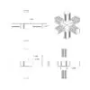 100-324-S 6-Way Steel-Core Black Connector - Image 10