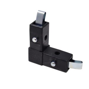 200-300-QR 2-Way Black "L" Connector, Quick-Release