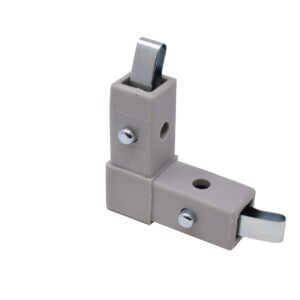 200-301-QR 2-Way Gray "L" Connector, Quick-Release