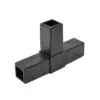 200-304-HF 3-Way Black "T" Connector, Hammer Fit
