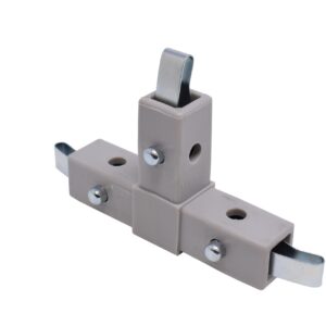 200-305-QR 3-Way Gray "T" Connector, Quick Release