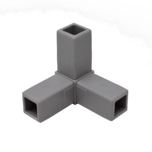 200-309-HF 3-Way Gray Corner Connector, Hammer Fit