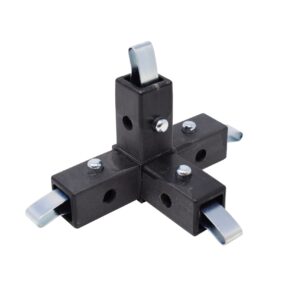 200-316-QR 4-Way Black Connector, Quick-Release