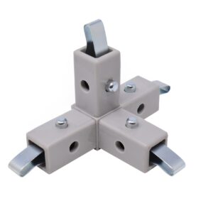 200-317-QR 4-Way Gray Connector, Quick-Release