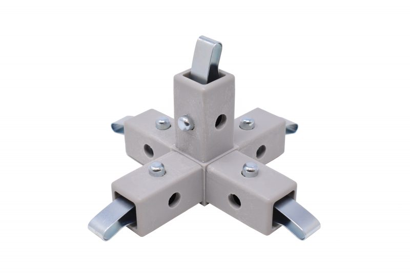 200-321-QR 5-Way Gray Connector, Quick-Release