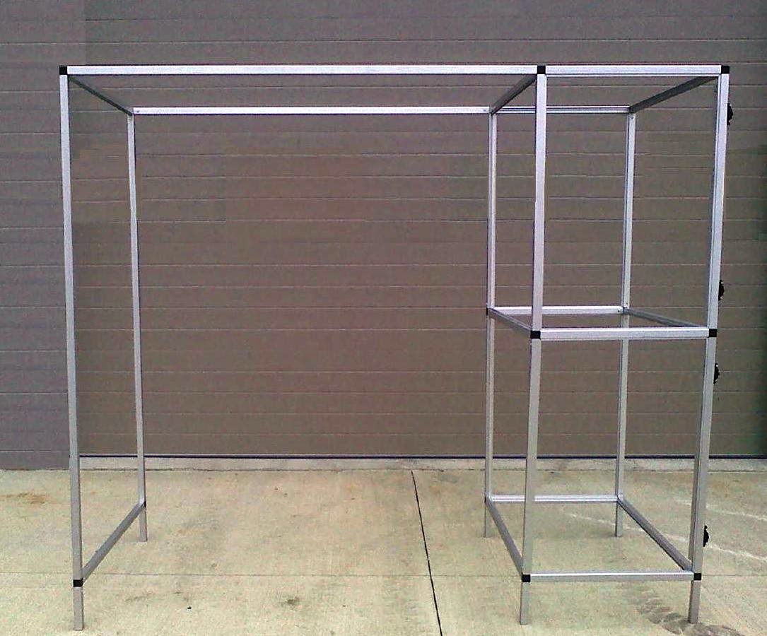 Why use a Boltless Framing System? EZTube for standing structures like photobooths, tents, modular buildings, etcetera
