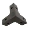 200-308-QR  3-Way Black Composite Quick-Release Corner Connector - Image 7