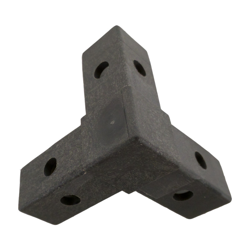 200-308-QR  3-Way Black Composite Quick-Release Corner Connector - Image 7