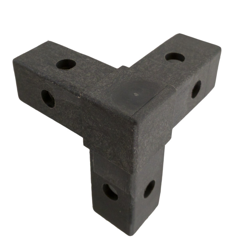 200-308-QR  3-Way Black Composite Quick-Release Corner Connector - Image 6