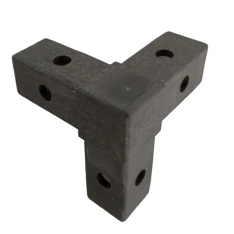 200-308-QR  3-Way Black Composite Quick-Release Corner Connector - Image 6