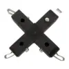 200-312-QR  4-Way Black Composite Cross Quick-Release Connector - Image 4