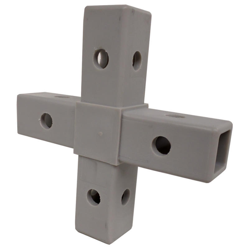 200-313-QR  4-Way Gray Composite Cross Quick-Release Connector - Image 5