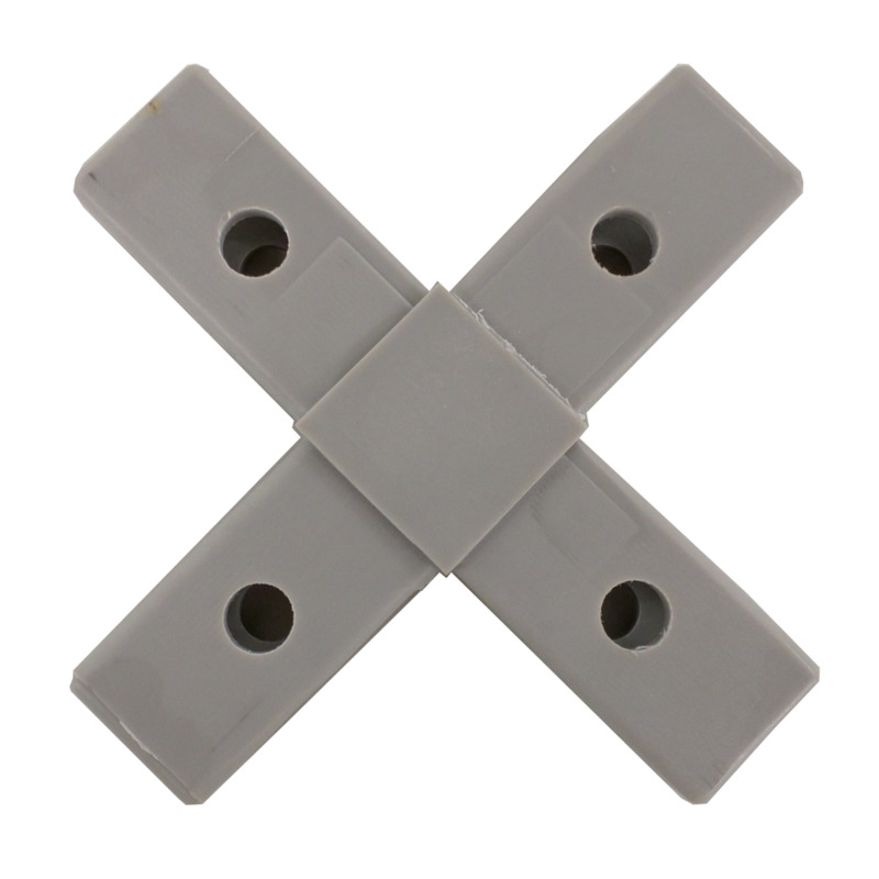 200-313-QR  4-Way Gray Composite Cross Quick-Release Connector - Image 3