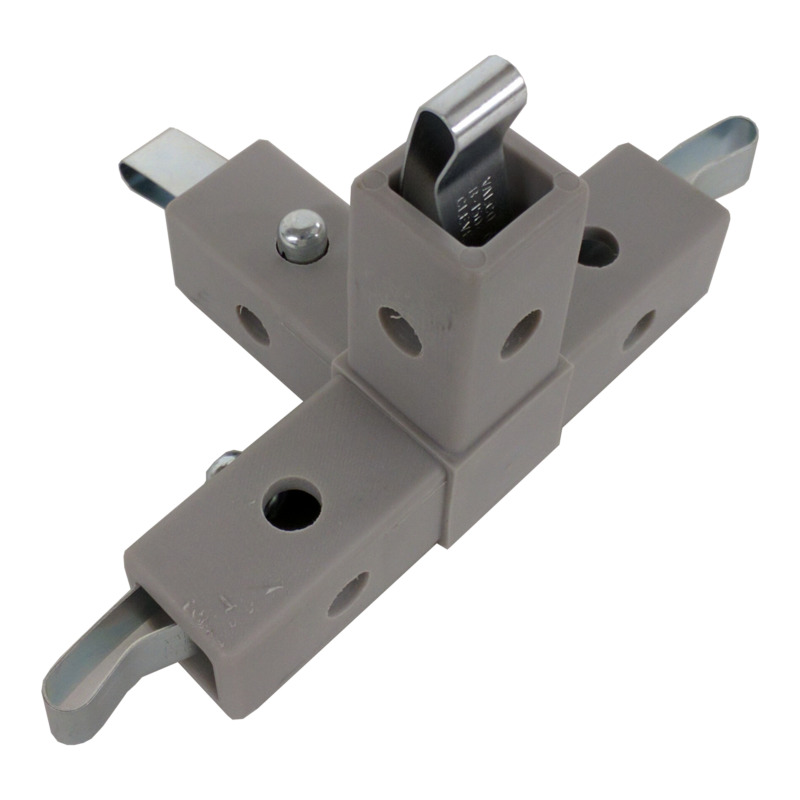 200-317-QR  4-Way Gray Composite Corner Quick-Release Connector - Image 2