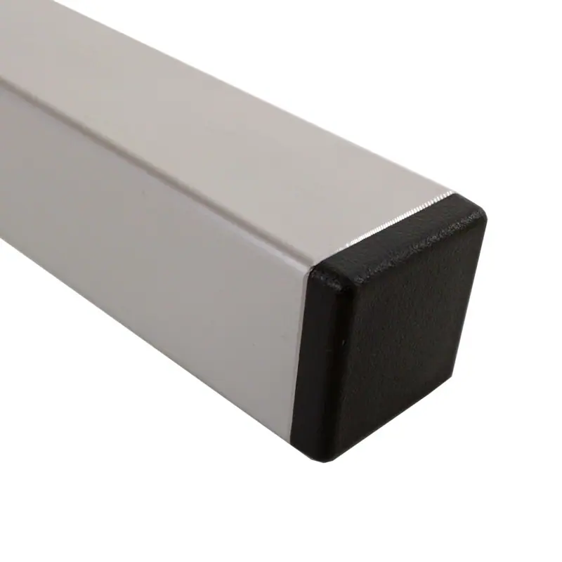 100-329 Square 1.0" Tube End Cap Plain. Cap closes off tube ends to reduce dust and create a sturdy platform. For easy tube assembly, end caps are compression fit.