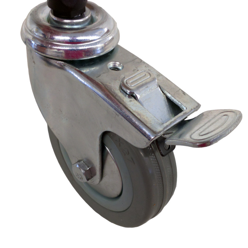 100-384-B 4" Stem Caster with Brake - Image 2