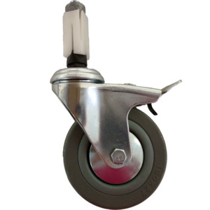 100-384-B 4" Stem Caster with Brake