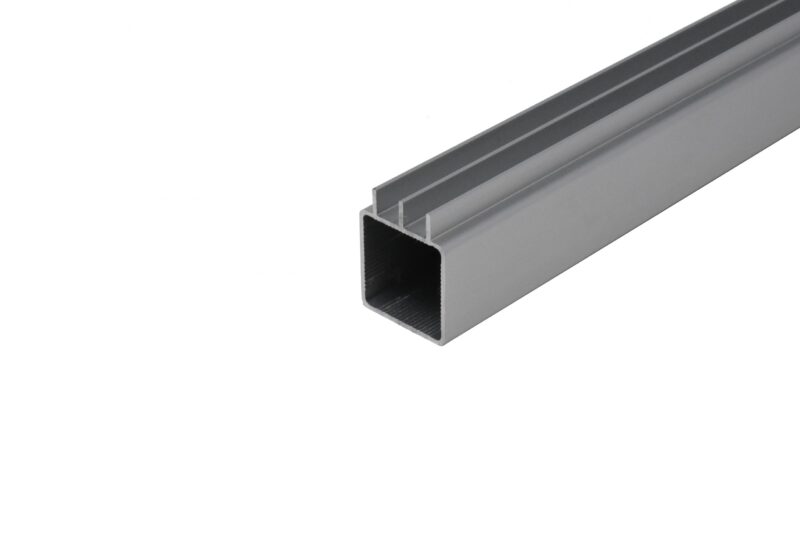 100-240-L Lower Sliding Door Track Tube for 1/4" Panel