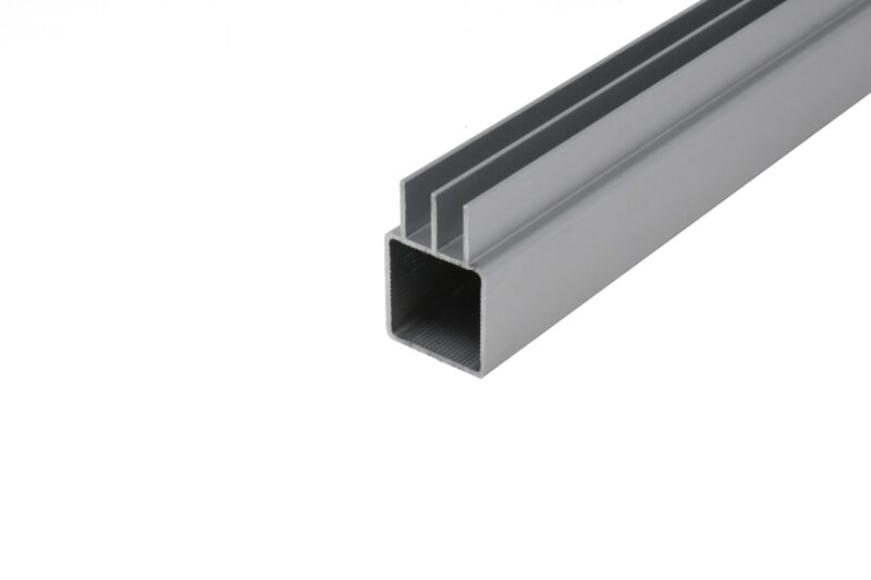 100-240-U Upper Sliding Door Track Tube for 1/4" Panel