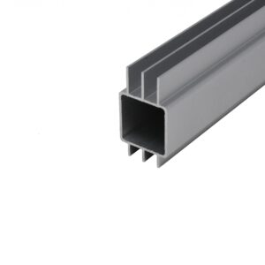 100-242 Sliding Door Track Extruded Aluminum Tube for 1/4" Panel by EZTube