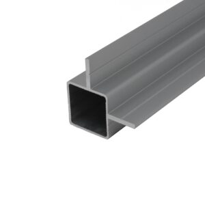 100-191 2-Way Fin Extrusion for 1/2" Flush Panel