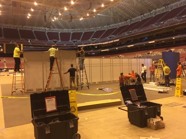 St. Louis Main Stage Wing Walls Baseball Stadium