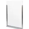 24" W x 36" H countertop sneeze guard