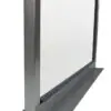 24" W x 36" H countertop sneeze guard