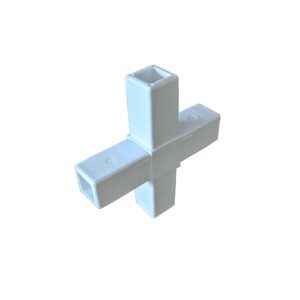 200-312-HF 4-Way White Composite Cross Connector
