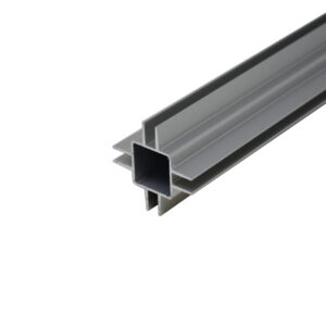 100-290-S 4-Way Extrusion (Centered) for 1/4 inch Captive Panel