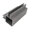 0.50″ centered, two-way L slot extended captive fin extruded aluminum tube by EZTube for 1/4″ panels for maximum panel security