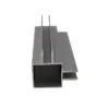 0.50″ centered, two-way L slot extended captive fin extruded aluminum tube by EZTube for 1/4″ panels for increased panel security