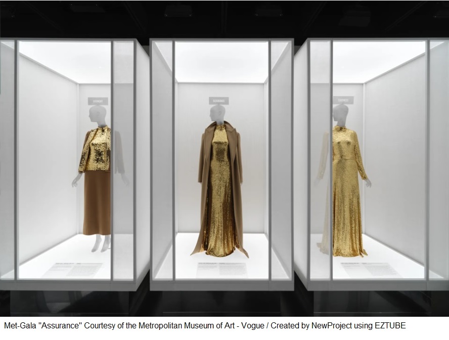 The Metropolitan Museum of Art uses EZTube for the Met Gala 2021, embodying modernist aesthetics and design