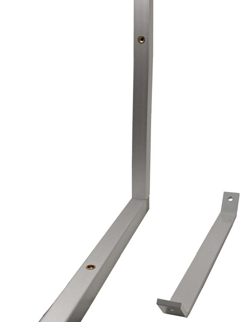 100-200-BK Steel structural support beams Black