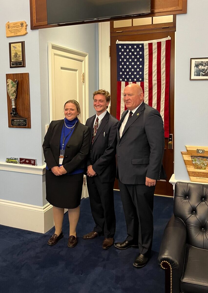 Mark Vincent Warner, Director of Government Affairs and Global Marketing, meets with Congressman Glenn Thompson