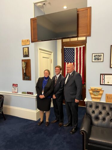 Mark Vincent Warner, Director of Government Affairs and Global Marketing, meets with Congressman Glenn Thompson