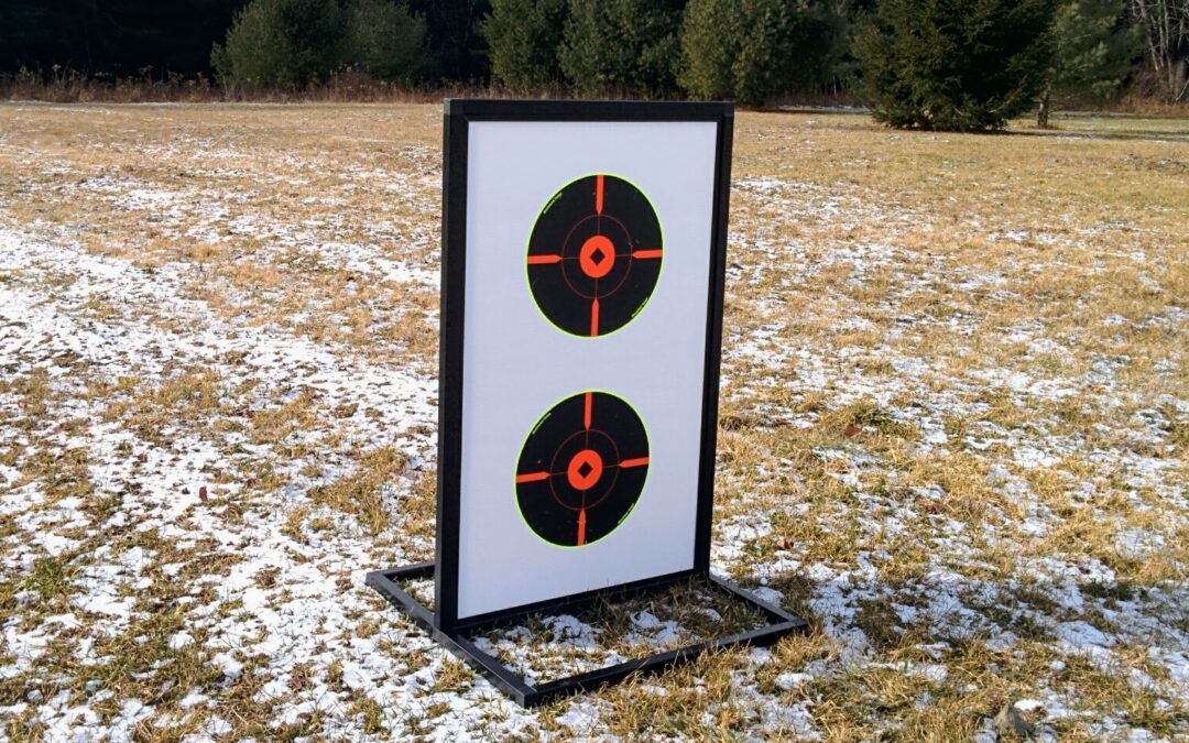 Modular target for target practice created using EZTube, the global supplier of advanced commercial and industrial framing solutions, for target practice. Available in aluminum, steel, stainless steel, steel core, and advanced composite materials