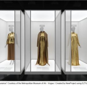 EZTube for the Met Gala 2021 Custom Display. EZ Tube supplies square tube, square tube connectors, aluminum, extruded aluminum profiles, fasteners, 80 t slot 20 tube, t slot style, aluminum profile, and more