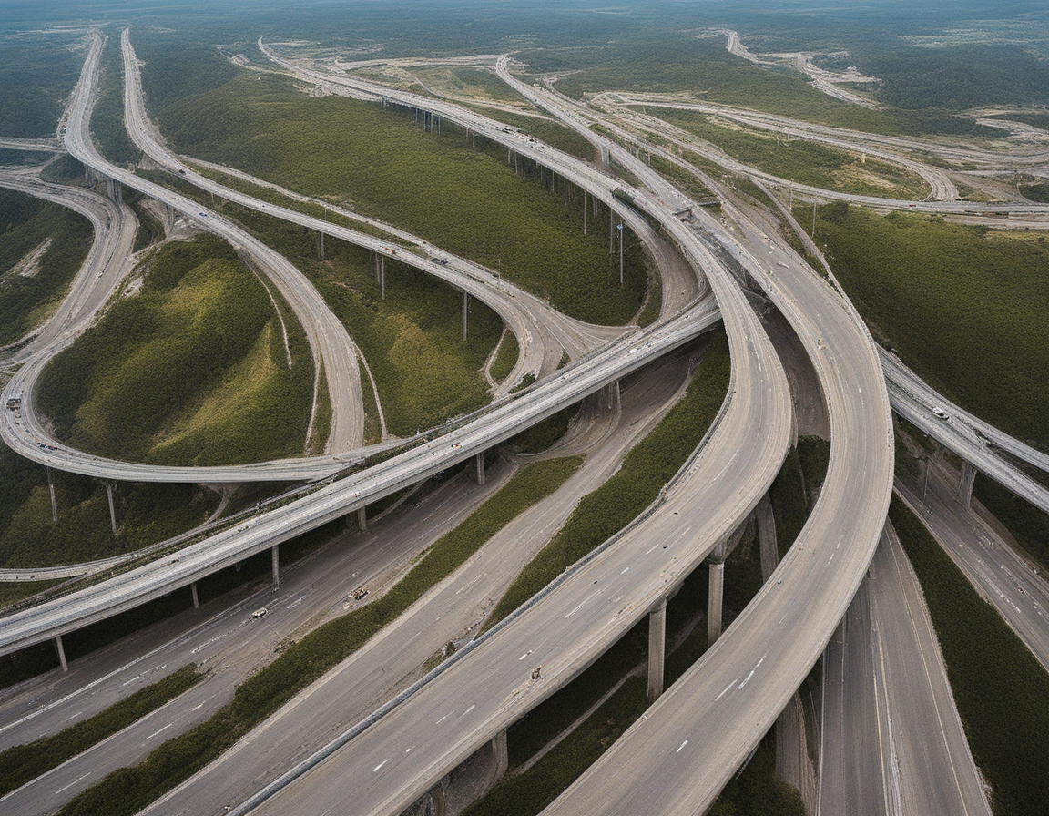 Extruded aluminum profiles such as 80 t slot 20 style used in road networks and transportation infrastructure supplied by EZTube